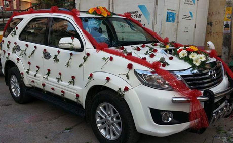 Toyota Fortuner SUV - Hire For Wedding